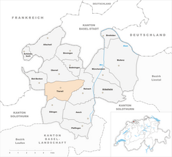 Karte Gemeinde Therwil 2007
